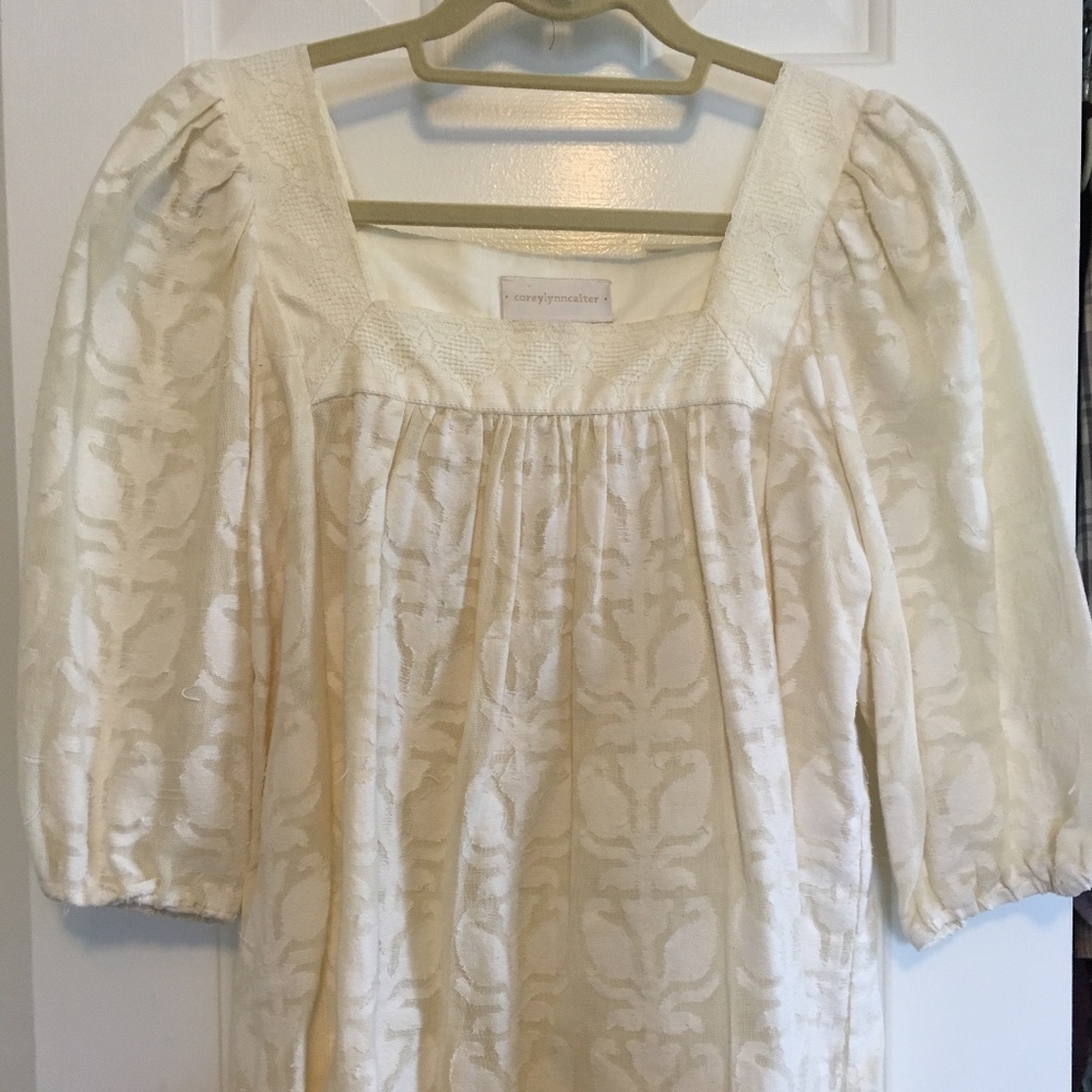 Cream Blouse